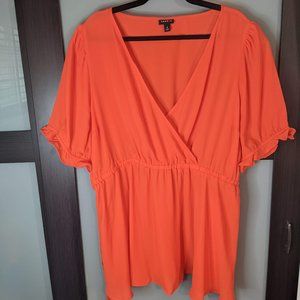 Torrid Orange Blouse